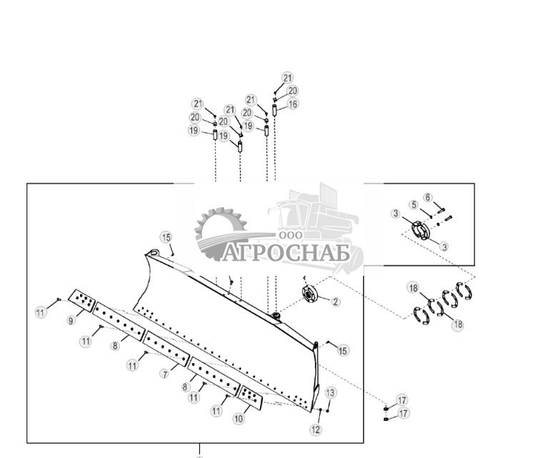 Отвал (механизм наклона под углом) (156 дюймов) - ST26457 329.jpg